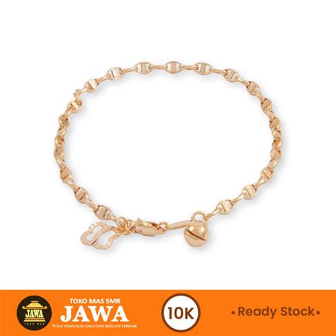 Promo Gelang Emas Omega Mainan Kadar K Toko Mas Jawa Gr