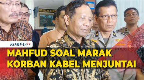 Mahfud Soal Marak Warga Jadi Korban Kasus Kabel Menjuntai Semua