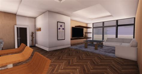 Modern Apartment Interior Design Minecraft Map