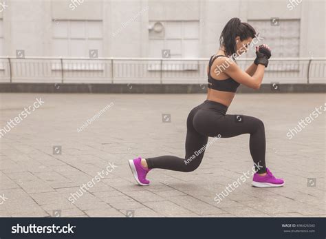 Brunette Slim Adult Sexy Fit Sporty Stock Photo 696426340 Shutterstock