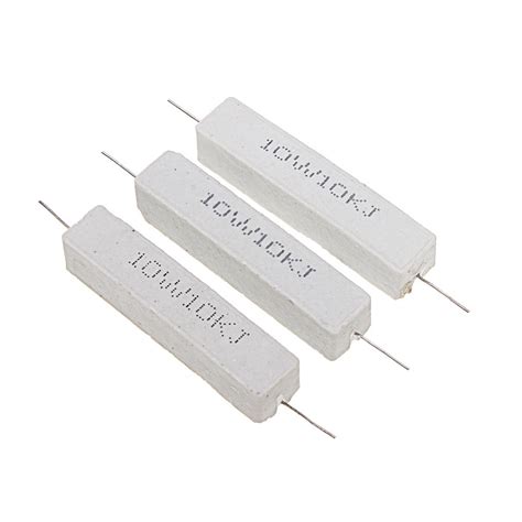 30pcs 10w 10k Ohm 10kr Ceramic Cement Resistor Sale Banggood