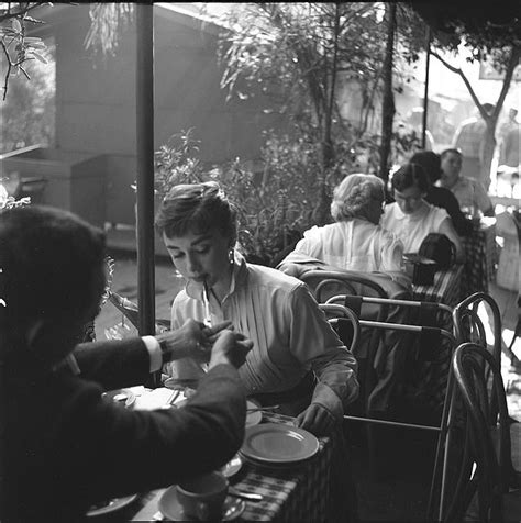 AUDREY HEPBURN IN GRAYSCALE Audrey Hepburn In 1954 For LOOK Magazine