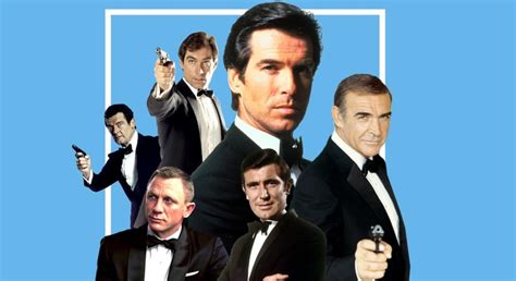 James Bond Actors Ranked | James bond actors, Roger moore, James bond