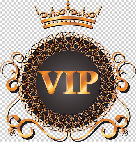 Insignia Vip Dorada Dorado Vip Placa Png Klipartz