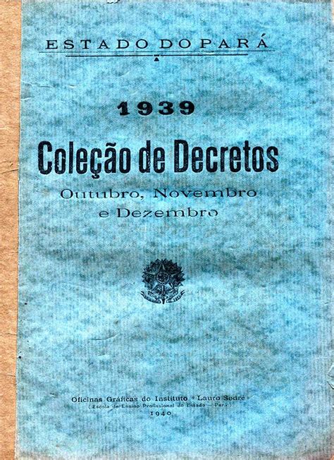 colecao de decretos   obras raras acervo digital