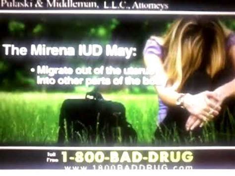 Pulaski Middleman Tv Commercial Mirena Iud Warning Ispot Tv Youtube