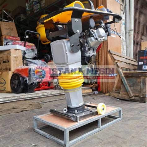 MESIN PEMADAT ASPAL STAMPER KUDA MESIN HONDA GX 160 TAMPING RAMMER