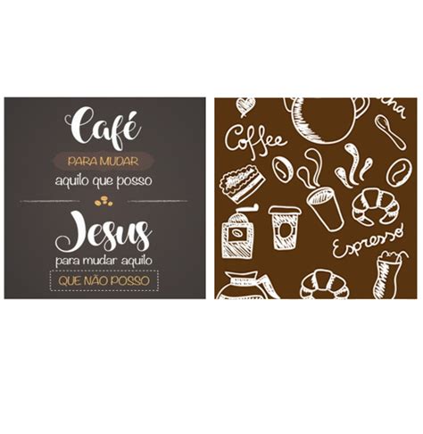 Quadro Sem Moldura Kit Jesus E Café No Elo7 Quadros Art Kriativa