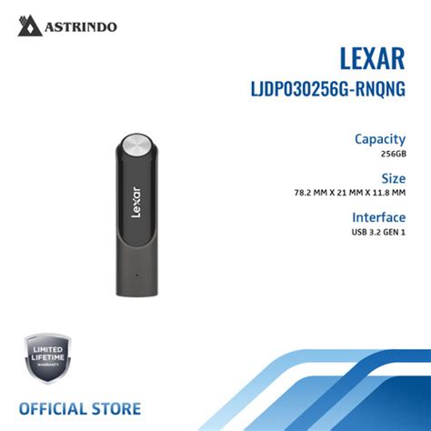 Promo Lexar Flashdisk JumpDrive P30 256GB USB Flash Drive 3 2 Gen 1 Up