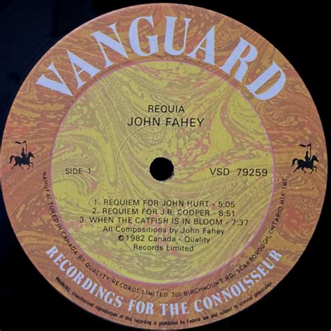 John Fahey Requia Lp Record Shop View