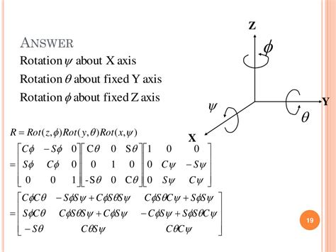 Ppt Kinematics Pose Position And Orientation Of A Rigid Body