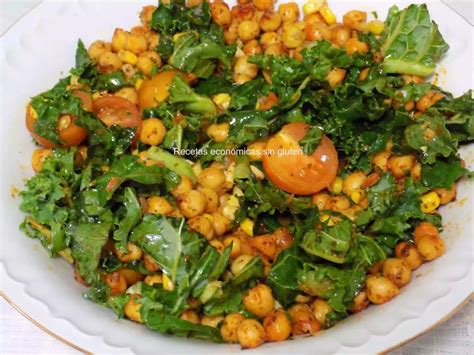 Ensalada Tibia De Garbanzos Y Kale