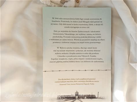 Sylwia pisze: Wybór. Edith Eger - recenzja książki.