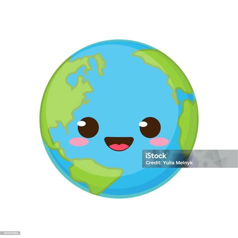 Kartun Lucu Bumi Karakter Planet Ilustrasi Stok Unduh Gambar Sekarang