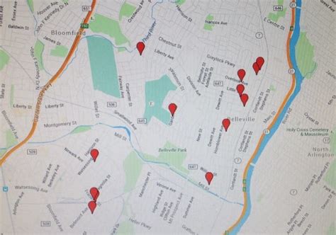 Belleville 2015 Halloween Sex Offender Safety Map Belleville NJ Patch