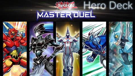 Guia Basica Deck De H Roes Elementales Yugioh Master Duel Youtube