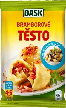 Bramborové těsto 400g BASK složení a výživové údaje Foodo cz