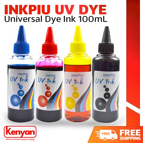 Ml Inkpiu Premium Cmyk Bundle Ink Set Universal Dye Ink For Inkjet