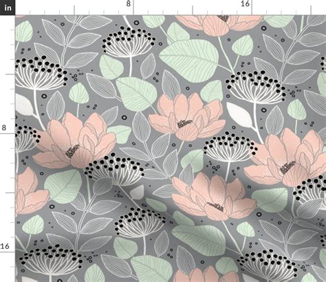 Limted Palette Fabric Spoonflower