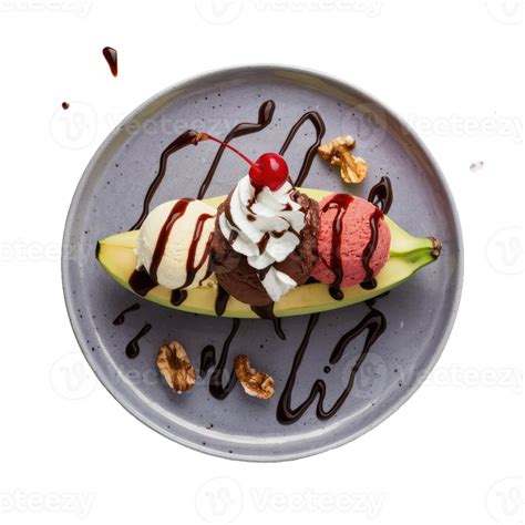 Classic Banana Split 47599951 Png
