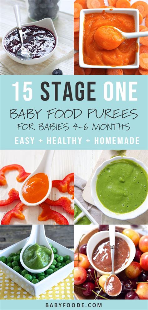 15 stage one baby food purees – Artofit
