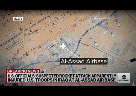 injured  rocket attack  iraq base housing  personnel