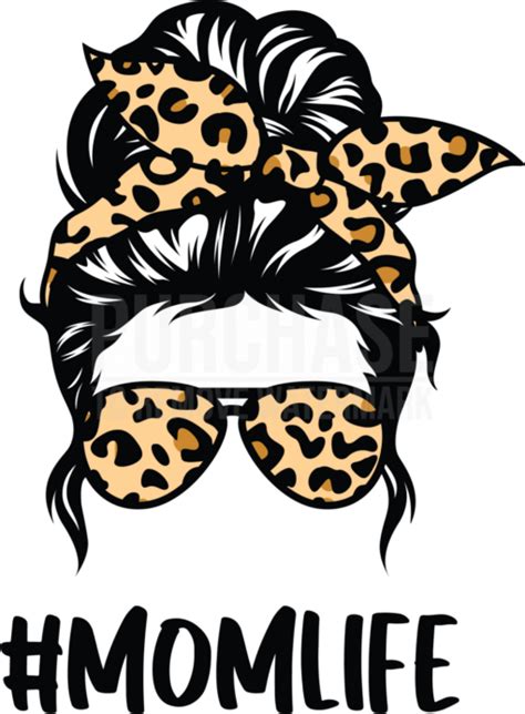 Mom Life Leopard Svg Mom Life Svg Mother’s Day Svg