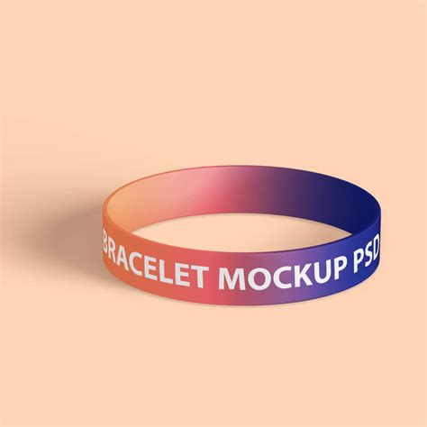 Free Bracelet mockup PSD Template - Mockup Den