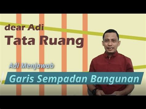 Garis Sempadan Bangunan Gsb Youtube