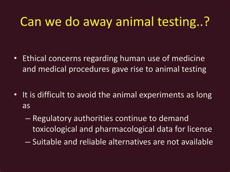PPT - Ethical issues related to animal experiments PowerPoint ...