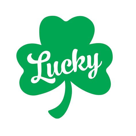 Lucky Clover SVG Lucky Shamrock SVG Multi Layered SVG Png Etsy