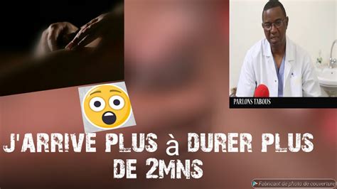 Alerte Masturbation et éjaculation précoce pratiques récurrentes chez