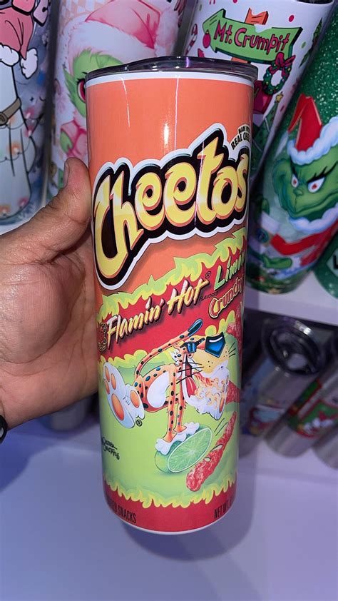 Flaming Hot Cheetos Oz Tumbler Etsy