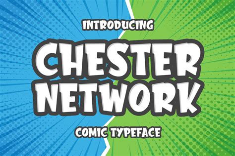 Chester Network Font By Abodaniel Creative Fabrica