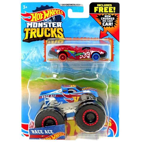 Hot Wheels Monster Truck Race Ace Walmart