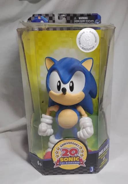 Jazwares Deluxe Collectors Figure Classic Sonic The Hedgehog With