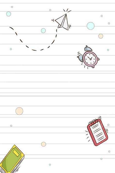 Sleek Designs For The Academic Season Page Border Background Word