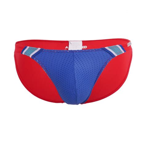 Mini Bikini Mesh Rojo Slip Para Hombre De Marca ADDICTED En Vent