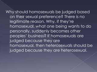 Same Sex Marriage Debate Pptx