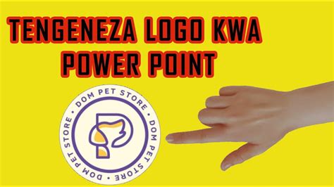 Create Proffesional Logo Using Ms Power Point Tengeneza Logo Kwa