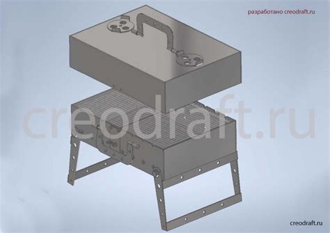 Чертежи, 3Д модели мангал коптильни | Купить, заказать, скачать