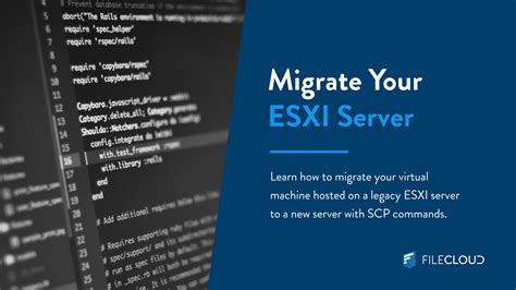 Migrating VMs Between ESXI Servers Using SCP Command