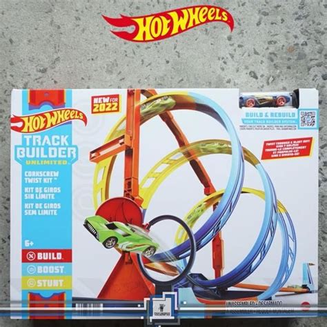 Hot Wheels Track Builder Unlimited Corkscrew Twist Kit Hotwheels Shopee Malaysia