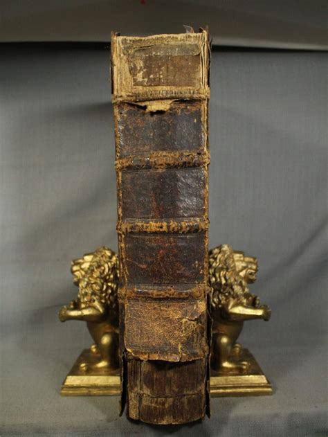 1699 Large Antique Old German Leather Bible Biblia Martin Luther Ebay