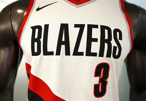 trail blazers  uniforms  portland trail blazers unveil updated