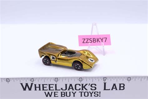 Mclaren M A Spectraflame Gold Redline Hot Wheels Mattel Vintage Rl Wheeljack S Lab