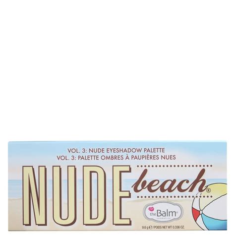 Paleta De Sombras The Balm Nude Beach Vol Beleza Na Web
