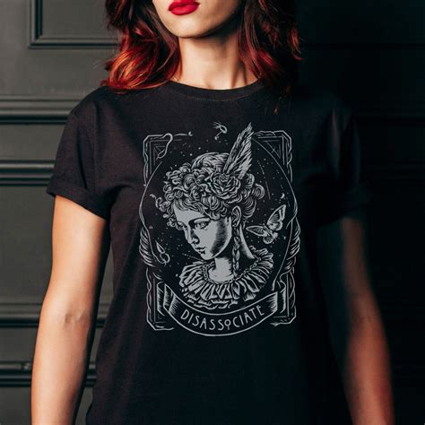 Disassociate Black T-shirt, Mental Health Matters, De-stigmatize Shirt