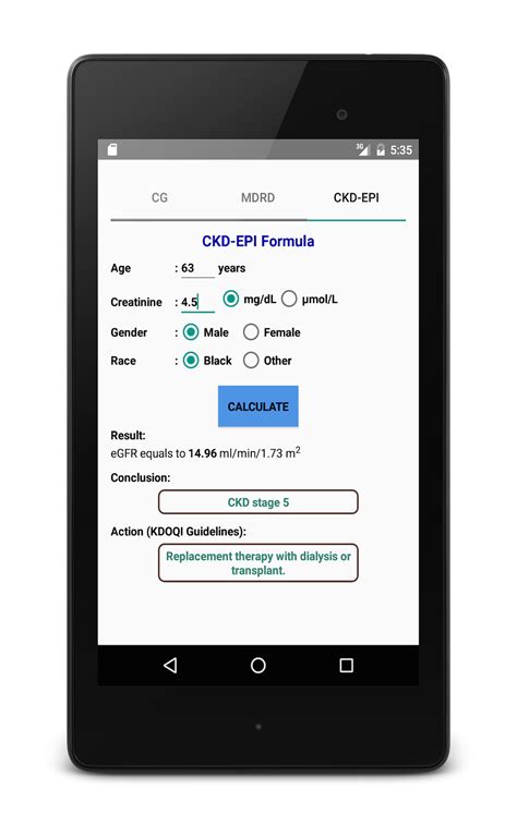 eGFR Calculators Pro - App on Amazon Appstore