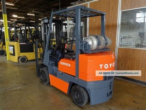 Toyota 5fgc25 Forklift 5000lb Cushion Lift Truck